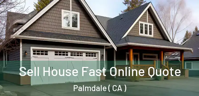  Sell House Fast Online Quote Palmdale ( CA )