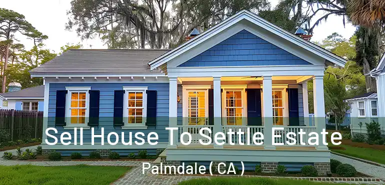  Sell House To Settle Estate Palmdale ( CA )